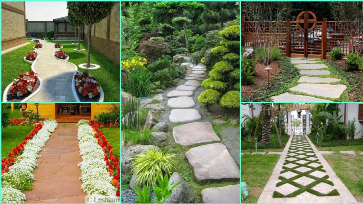 55 Amazing Front Yard Landscaping Ideas/Garden paths🌿