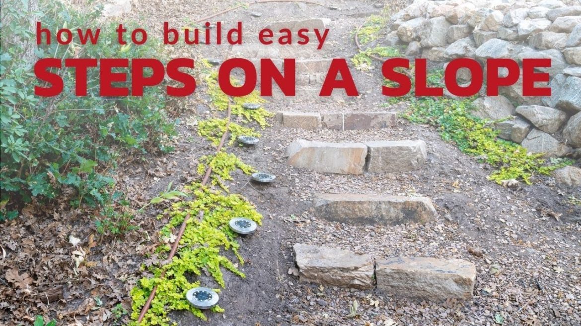 BUILDING STEPS INTO A HILL | HOW TO BUILD STEPS ON A SLOPE | HOW TO BUILD LANDSCAPE STAIRS BUILDING STEPS INTO A HILL | HOW TO BUILD STEPS ON A SLOPE | HOW TO BUILD LANDSCAPE STAIRS