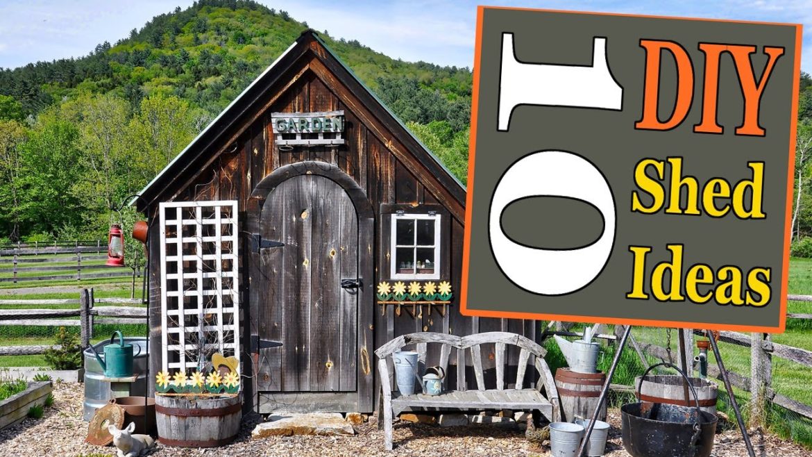 🌻 DIY Garden Shed Ideas | 10 Ideas For Your New Building Plans