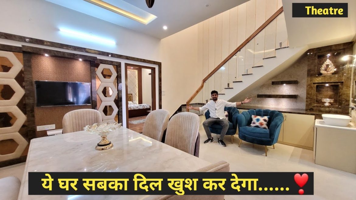 20×60 House Design With Theatre | Property In Jaipur | New House Design