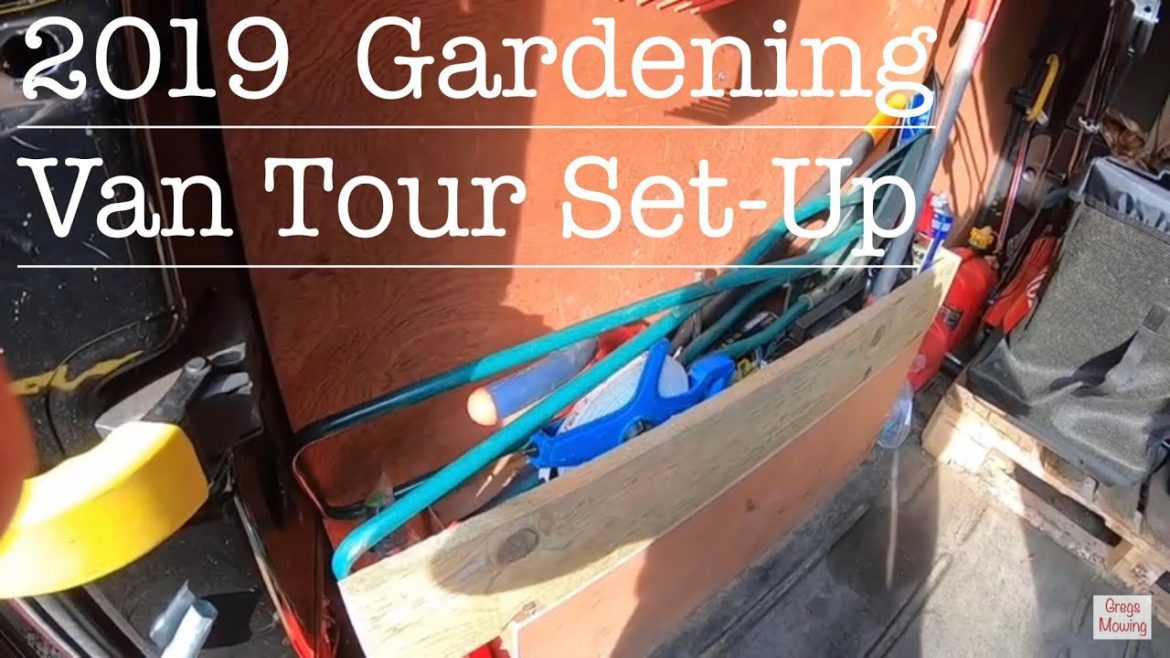 2019 Gardening Van set up