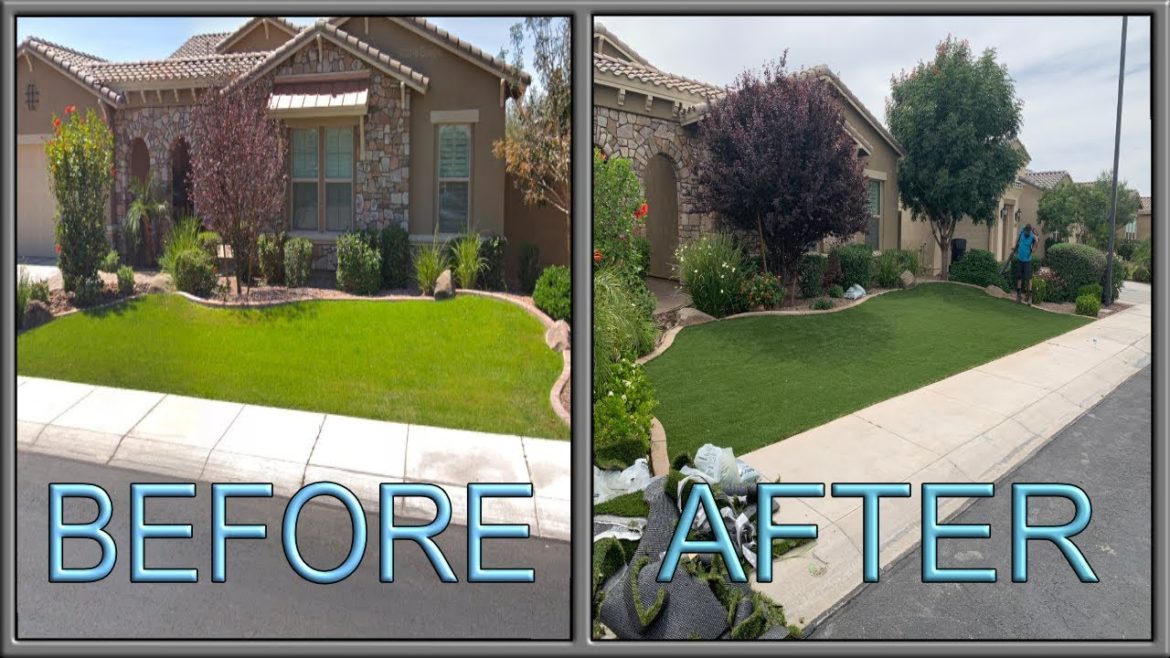 Landscaping Install – Artificial Turf Time Lapse Landscaping Install - Artificial Turf Time Lapse