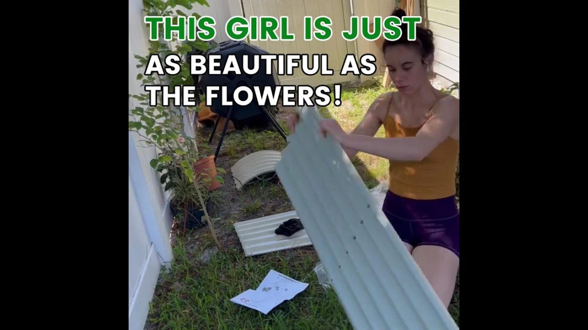 This Girl Is Just As Beautiful As The Flowers!