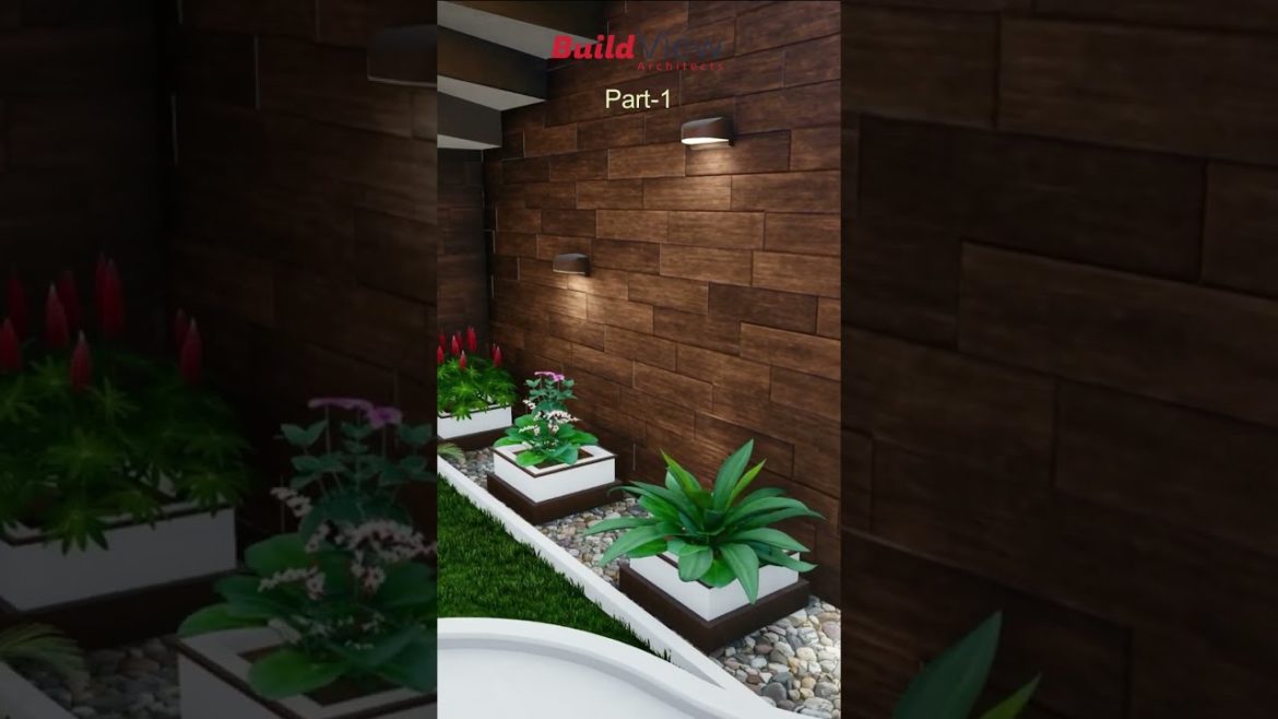 Garden design under the staircase | #shorts  #interiordesign #staircasedesign