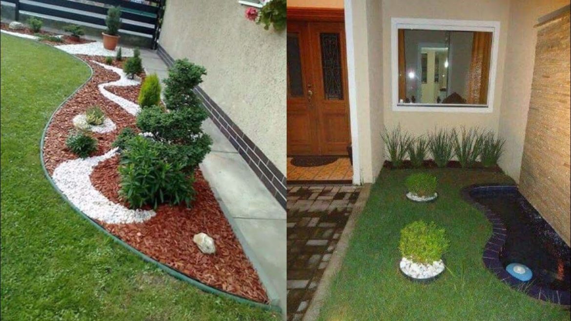 Modern and Eye-Catching Front Yard Landscape Designs ideas | Landscaping ideas