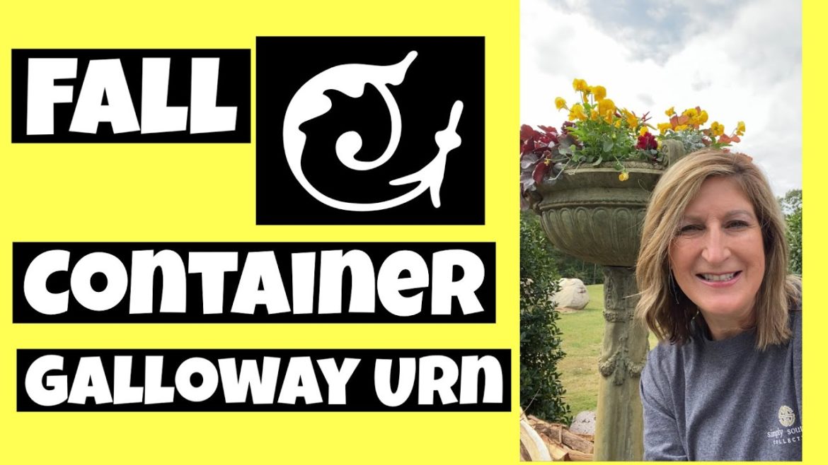 Fall Container Gardening with the Galloway Urn from Unique Stone Fall Container Gardening with the Galloway Urn from Unique Stone