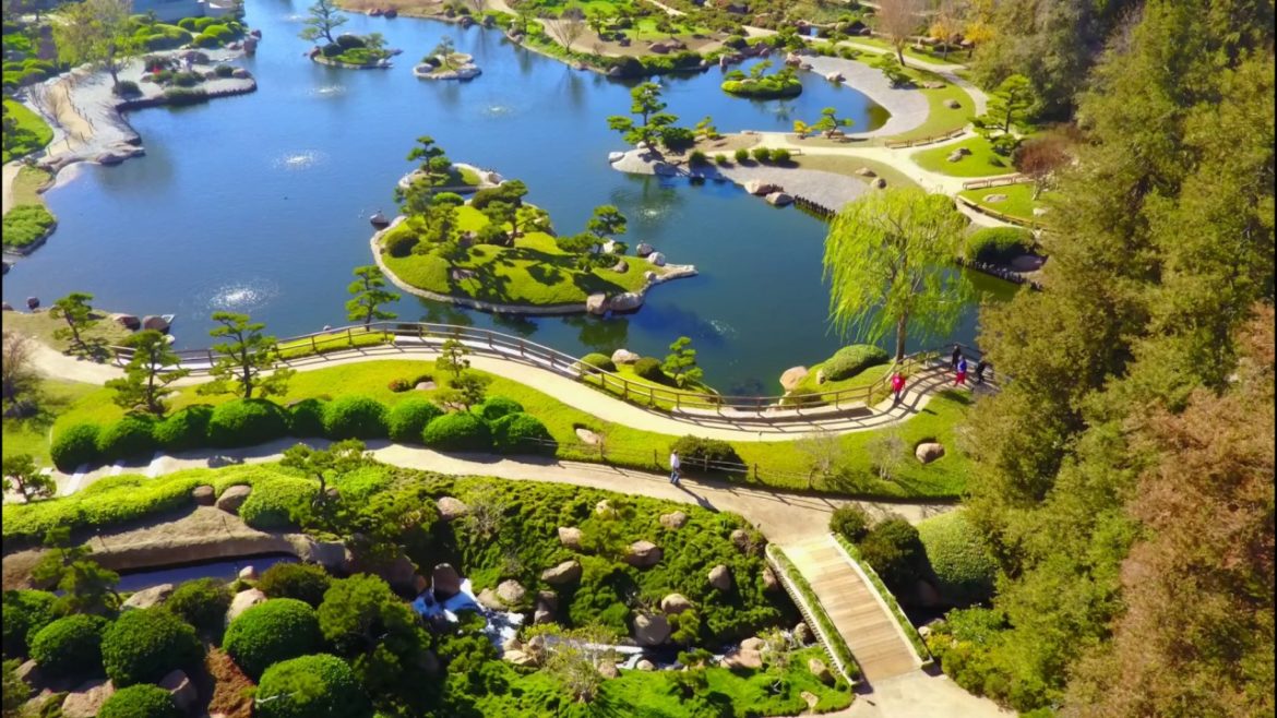 The Japanese garden - Woodley Park, in the Sepulveda Basin Recreation Area.