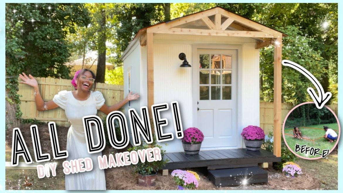 DIY SHED MAKEOVER FINALE| Our Dream Shed We Built From Scratch is Finally Complete! ๐จโจ #FIXERUPPER DIY SHED MAKEOVER FINALE| Our Dream Shed We Built From Scratch is Finally Complete! ๐จโจ #FIXERUPPER
