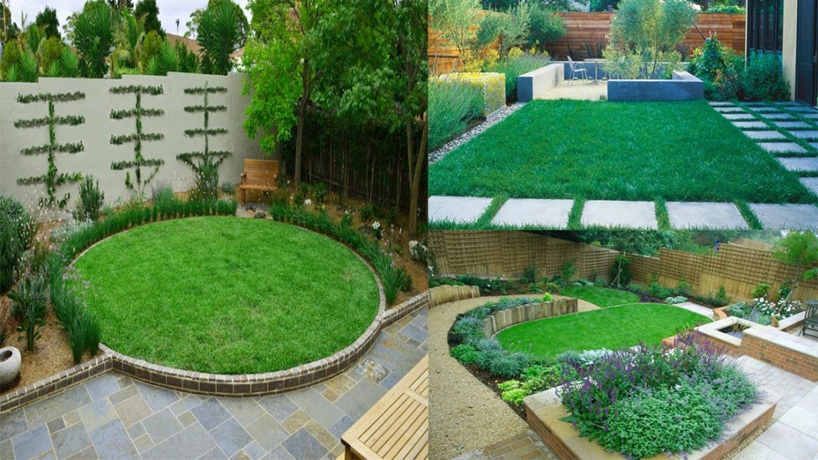 50 Unique Garden Lawn Designs - Backyard Landscaping Ideas #lawngarden