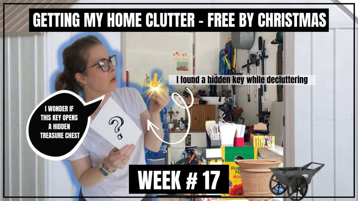 ❓ I Found A Hidden Key + Letter In My Gardening Shed + Gardening Shed Declutter + Organizing