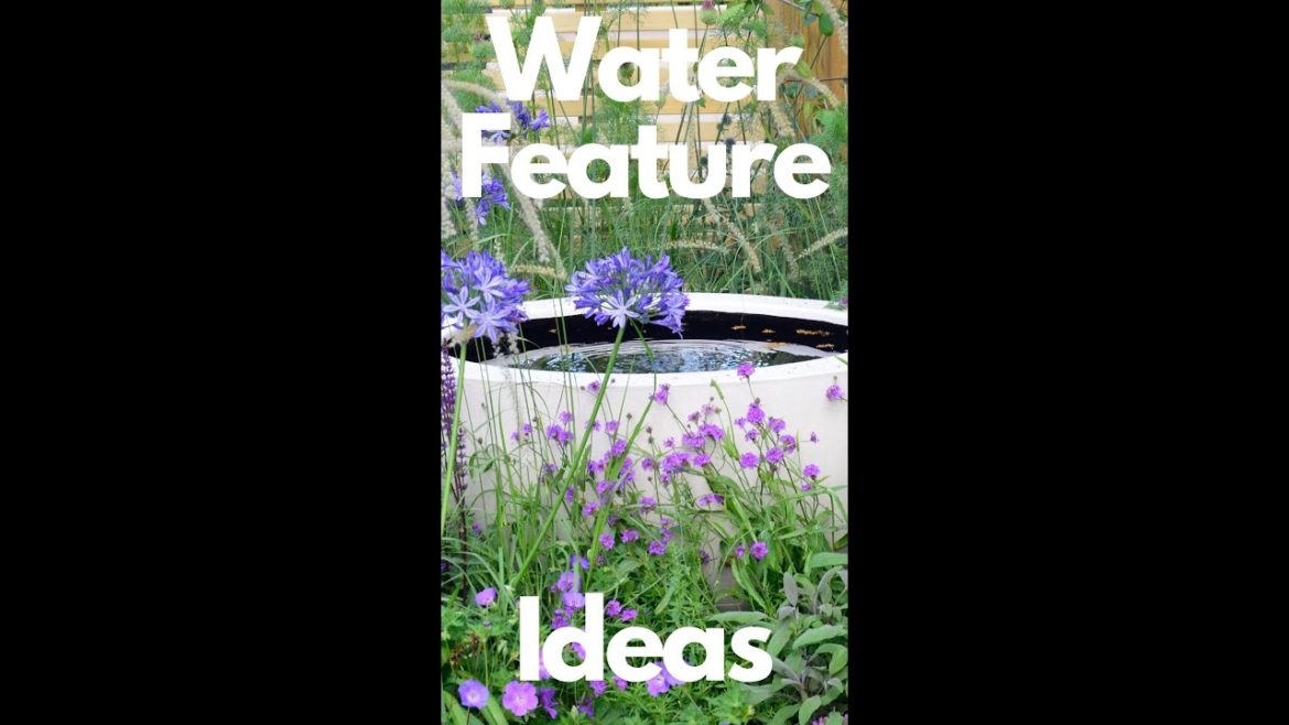 Water Feature Ideas - Garden Inspiration #YouTubeShorts #Shorts Backyard & Front Yard Landscaping