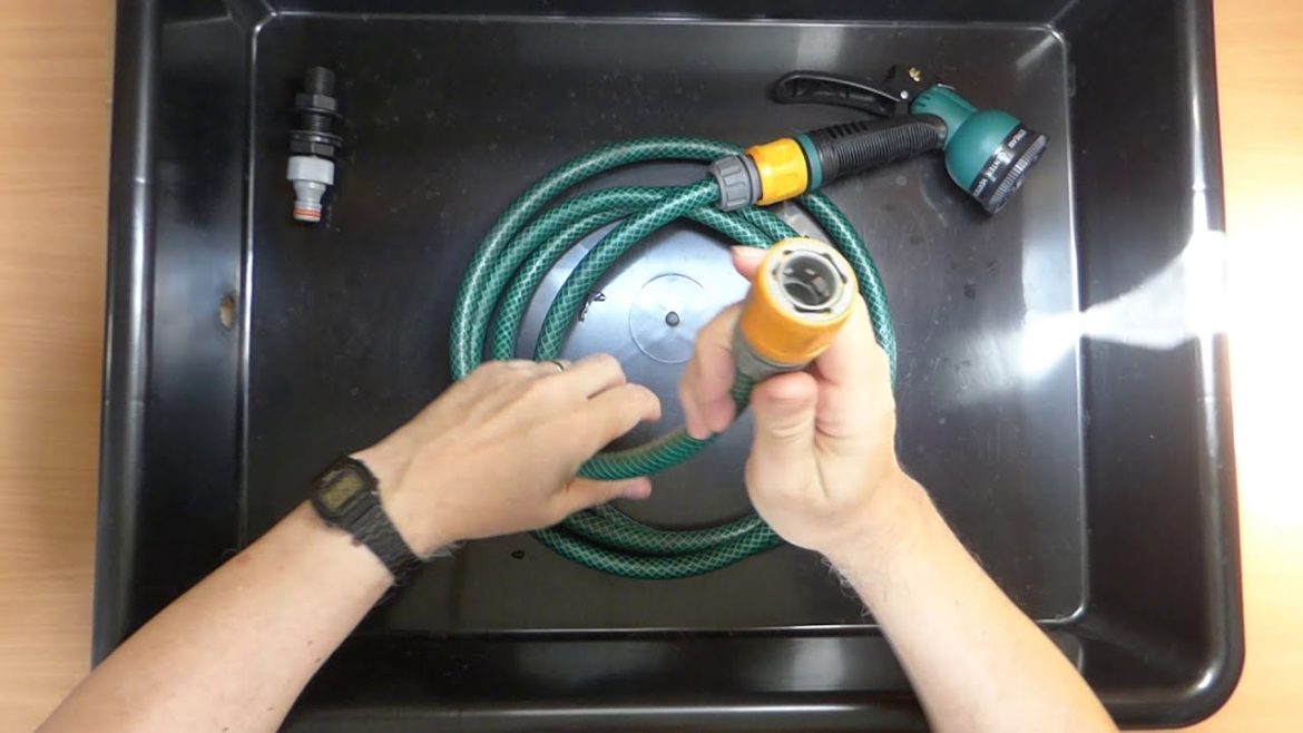 SOLAR SHOWER - from gardening equipment!