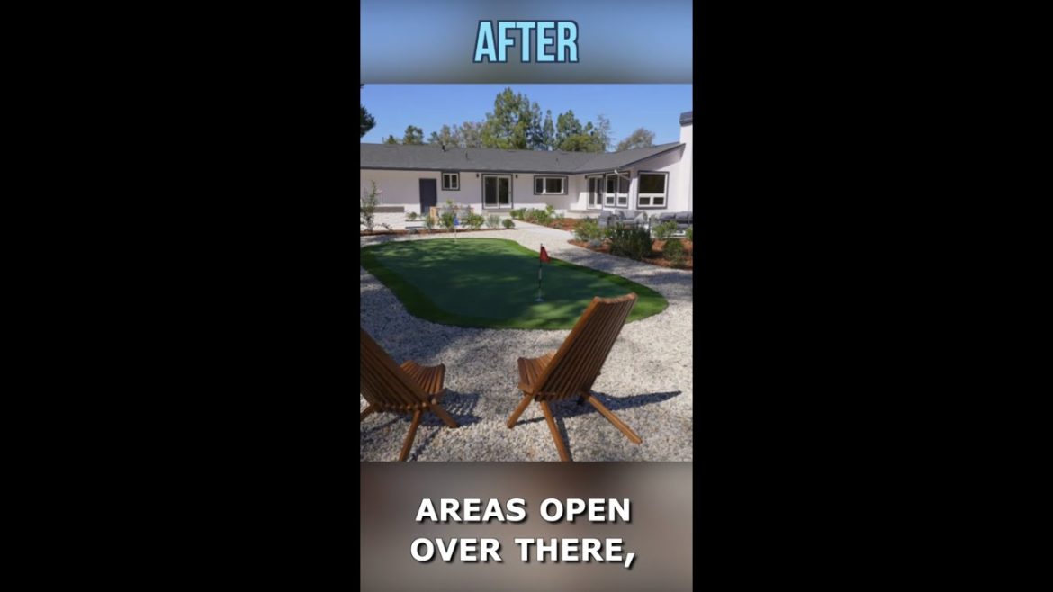 $3.6MM House Flip - Backyard Makeover with Outdoor Kitchen & Putting Green