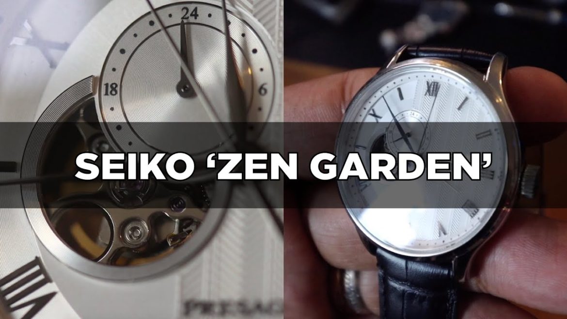 Absolutely Stunning -- the Seiko Presage 'Zen Garden' Open Heart!