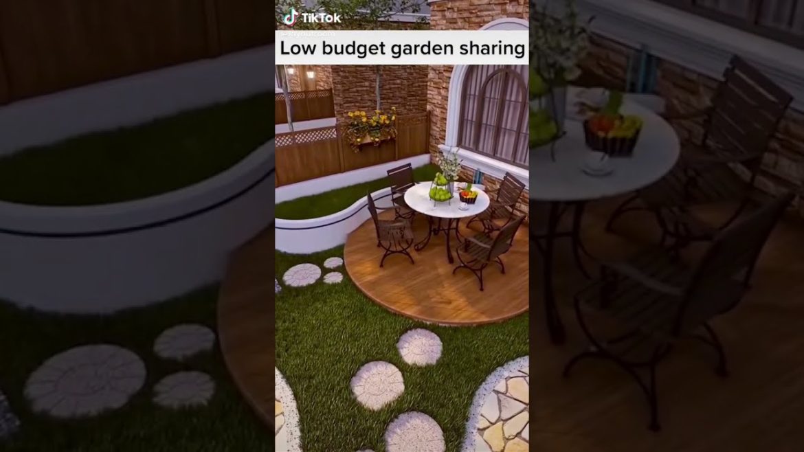 Low Budget Garden Design || Very Affordable Garden Design