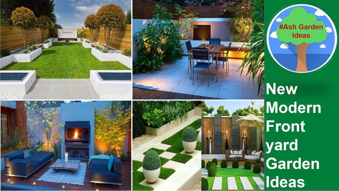New Modern Front Yard Garden Landscaping Ideas 2022 | modern outdoor garden design| garden design