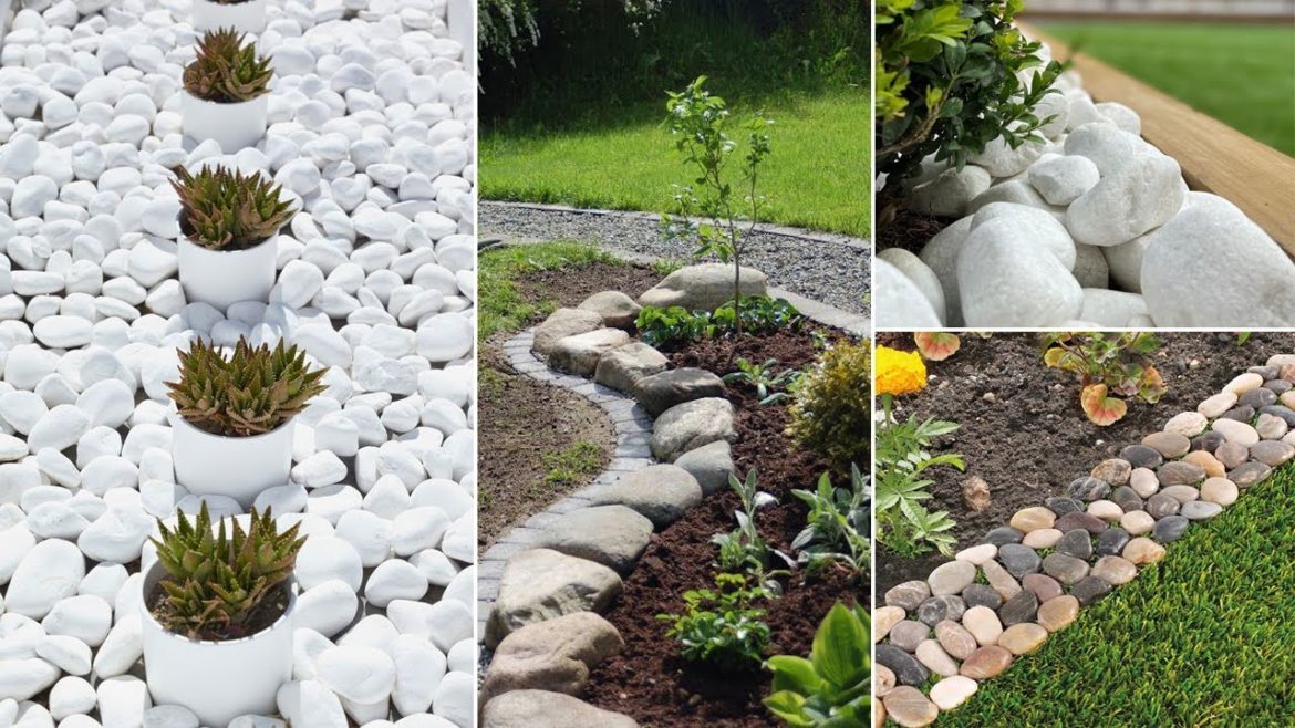 34+ Creative Landscaping Ideas With White Gravel