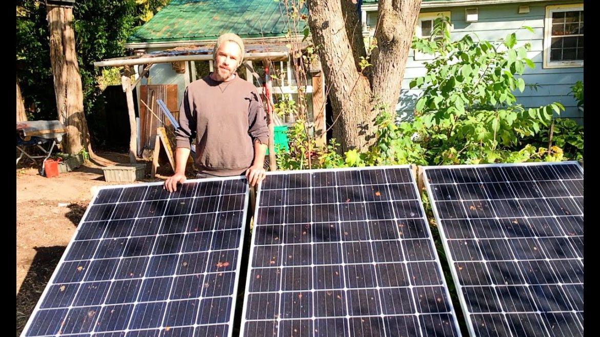 Solar Panel 'legs' - Incredibly simple design