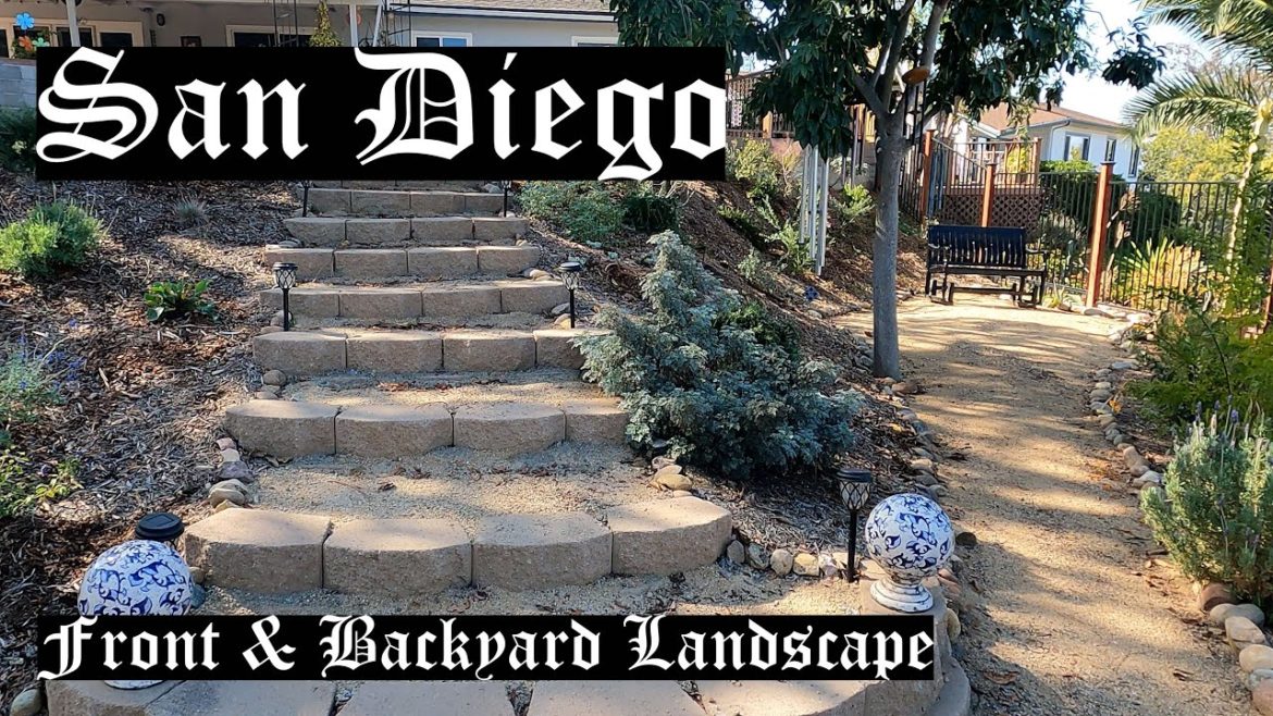 Major Landscape Conversion of San Diego Sustainable Front and Backyard