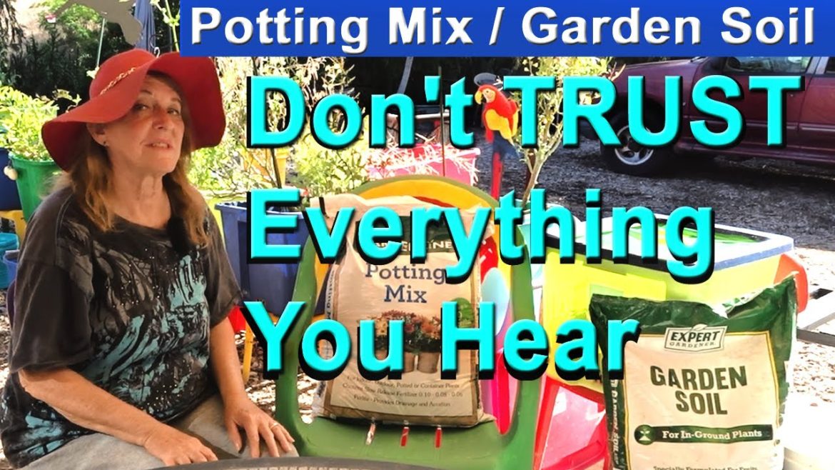 How to Grow with Potting Mix or Garden Soil EASY Container Gardening TIPS Garden in Pots Bucket Tote How to Grow with Potting Mix or Garden Soil EASY Container Gardening TIPS Garden in Pots Bucket Tote