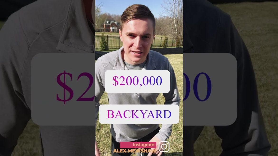 200k$ landscaping backyard #shorts