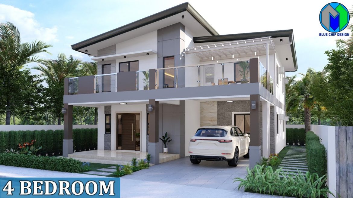 4 bedroom house design idea