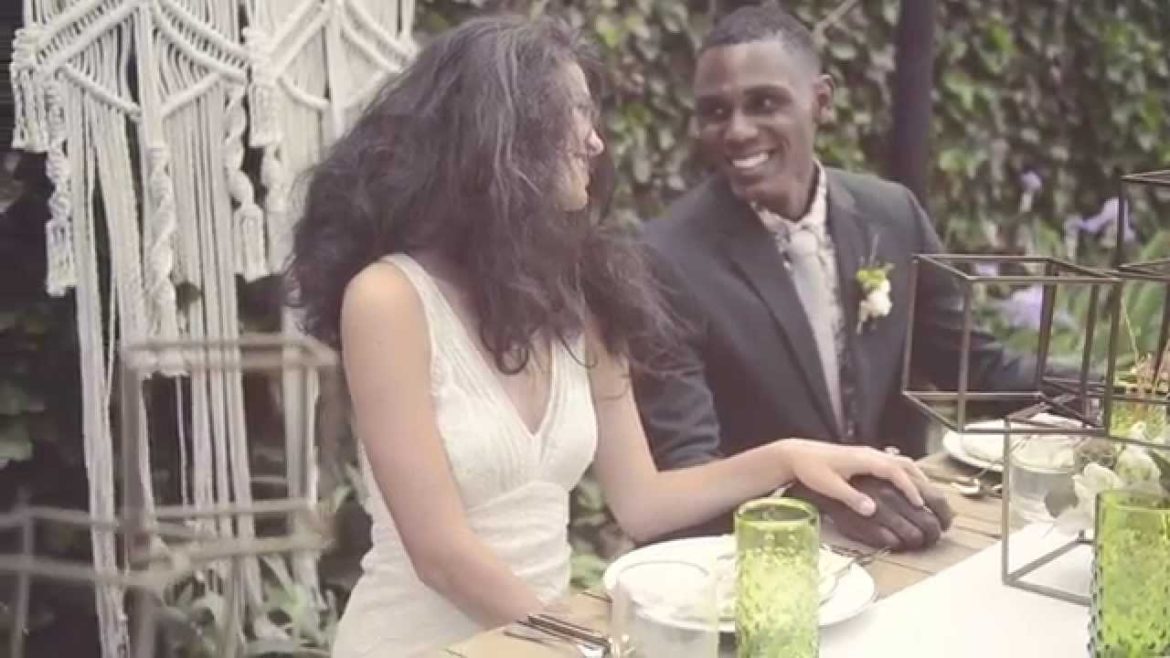 Modern/Rustic Backyard Garden Wedding Photo Shoot -- mywedding.com