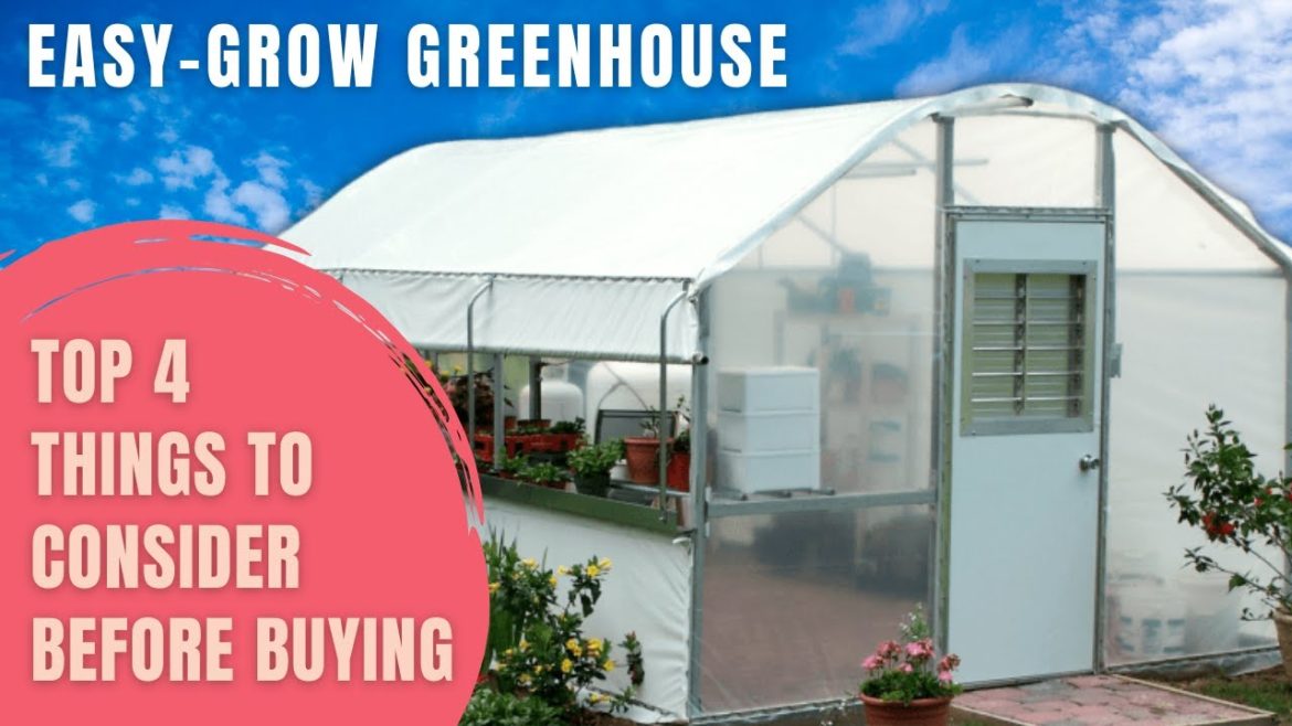 The Perfect Greenhouse for a Backyard Garden!