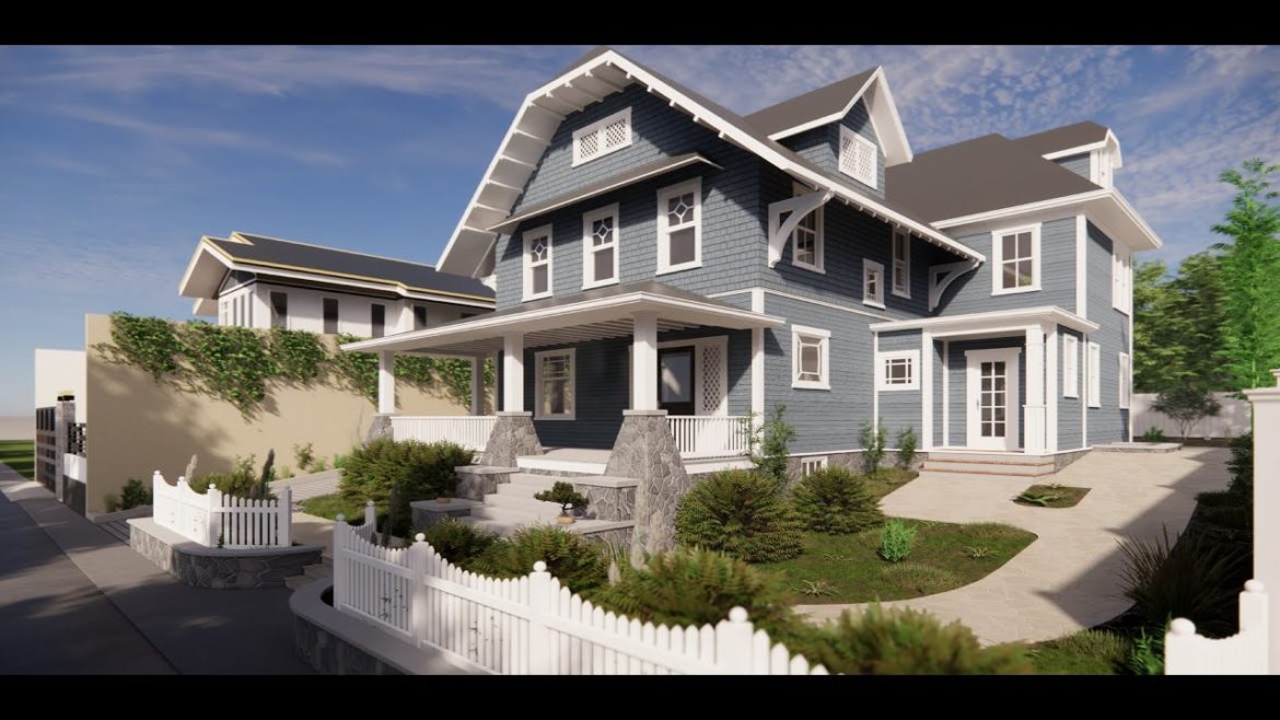 Landscape and outdoor design for house | sketchup render – Enscape Landscape and outdoor design for house | sketchup render - Enscape