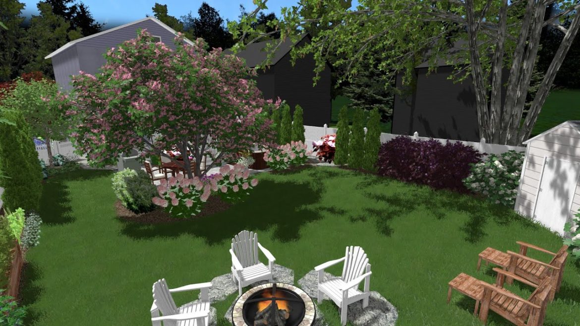 Charming Backyard Hangout - Landscaping Ideas - Eichenlaub