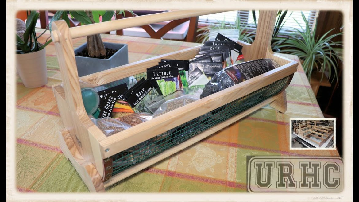 Building A Garden Basket For Supplies And Picking