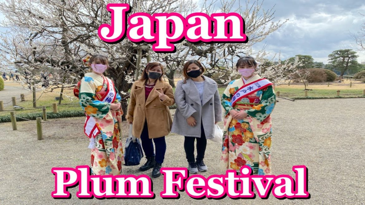 Japanese Garden/ Plum Festival at Kairakuen Japan Part 2