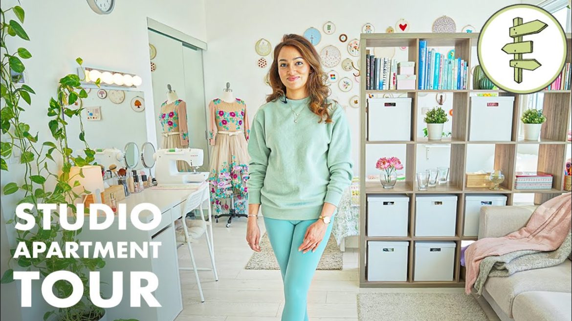 SMALL SPACE TOUR – Woman's Gorgeous 400 ft² Studio Apartment SMALL SPACE TOUR - Woman's Gorgeous 400 ft² Studio Apartment