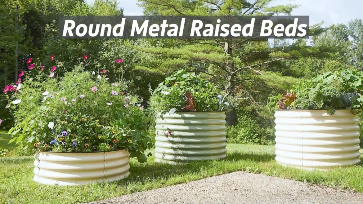 Round Metal Raised Beds | Gardener's Supply Round Metal Raised Beds | Gardener's Supply