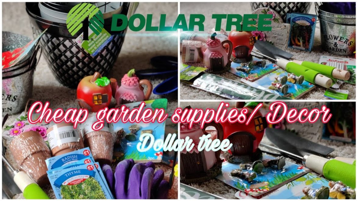 Cheap Dollar tree Garden Supplies|| Dollar tree Garden Decor