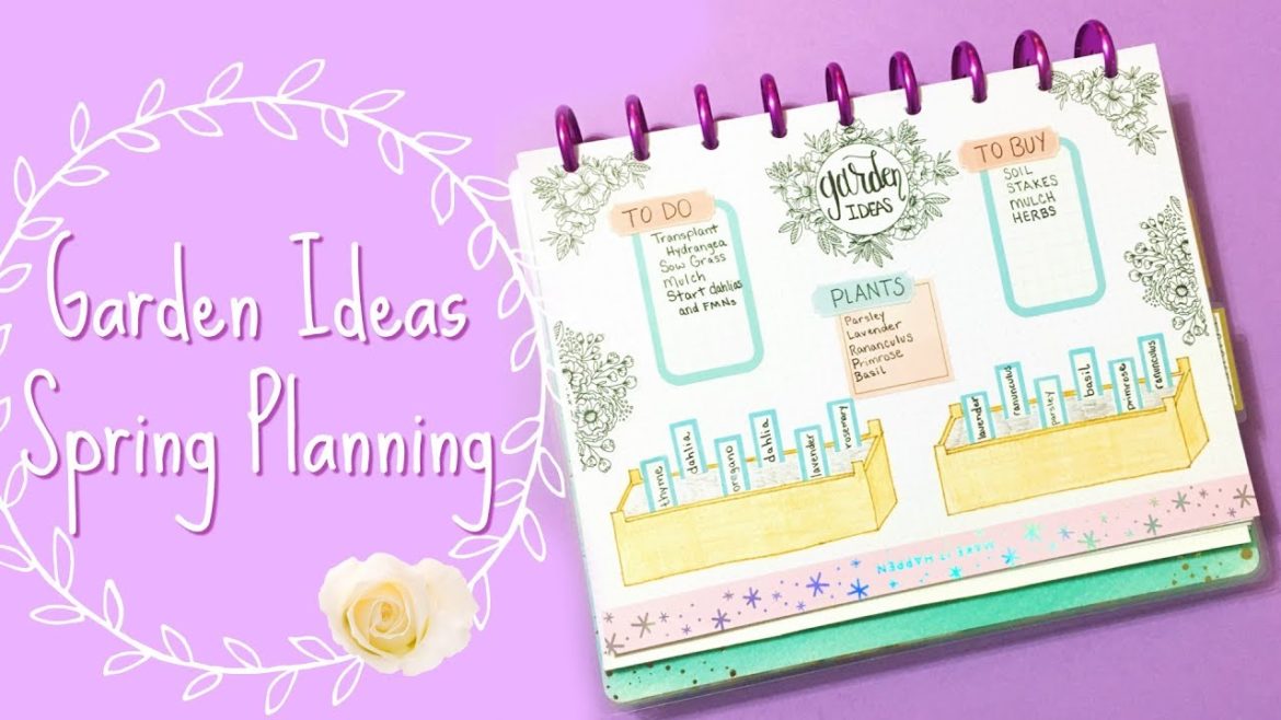 Spring Garden Plans - The Happy Planner
