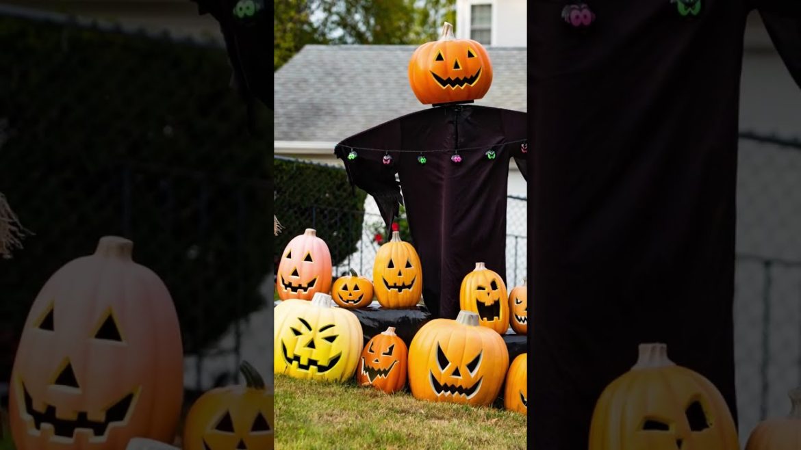 Halloween 2022 💀🎃 | Front Yard Halloween Decorations Ideas | Halloween Decor 2022 #shorts