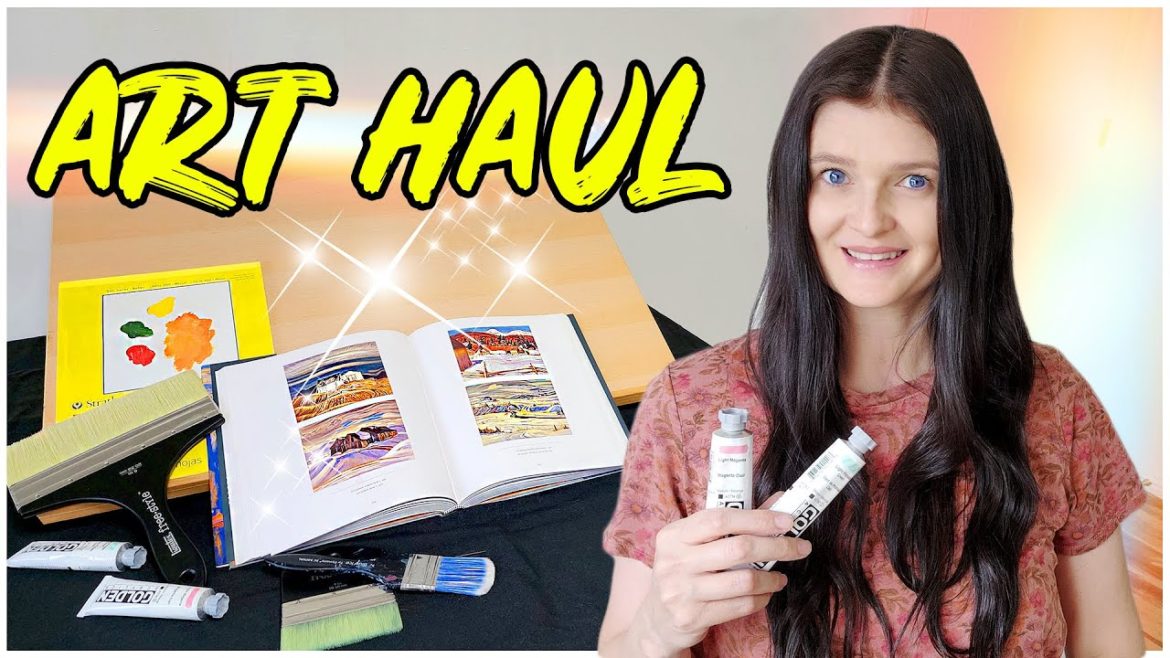 ART SUPPLY HAUL 🎨 Art Vlog by Syndia