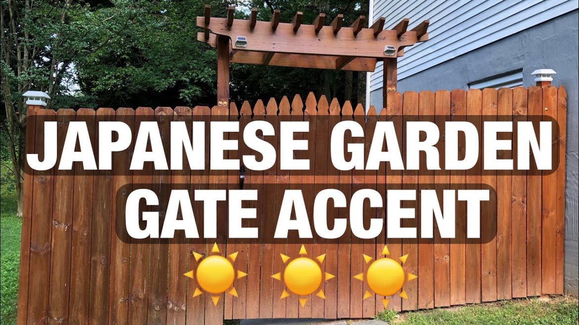 Japanese Garden : Gate Accent video#1