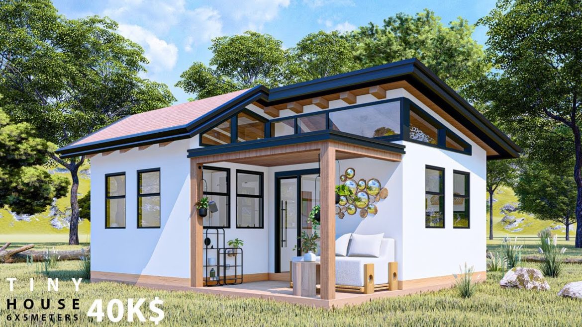 SMALL Farm House Design ( 6x5 Meters ) Excellent Small House Design | 5x6m (300sqft)