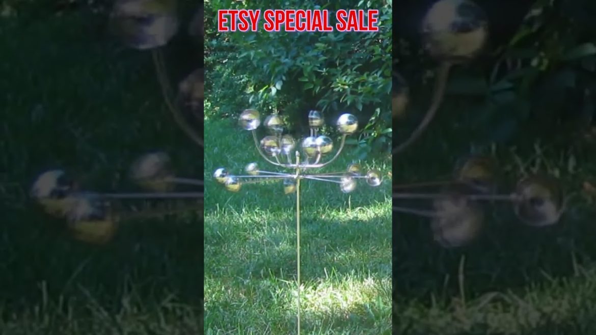 Wind Spinners | Kinetic Wind Sculptures | Metal Yard Art | Garden Decoration
