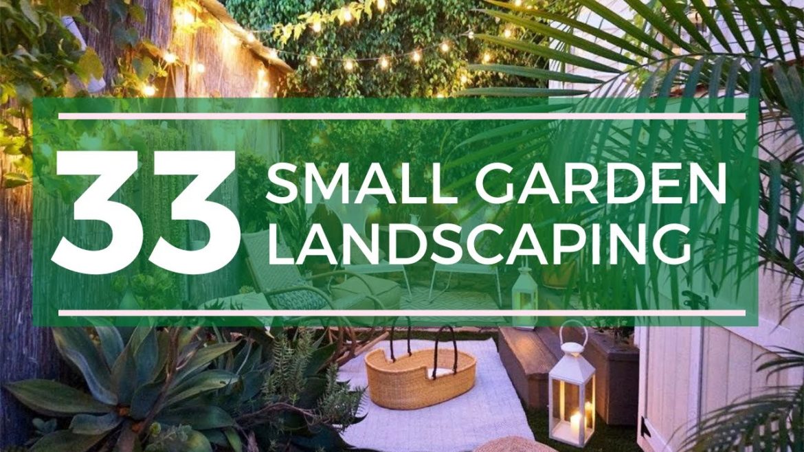 BREATHTAKING! 33+ Beautiful Small Garden Landscaping Ideas for Modern Outdoor Backyard and Frontyard