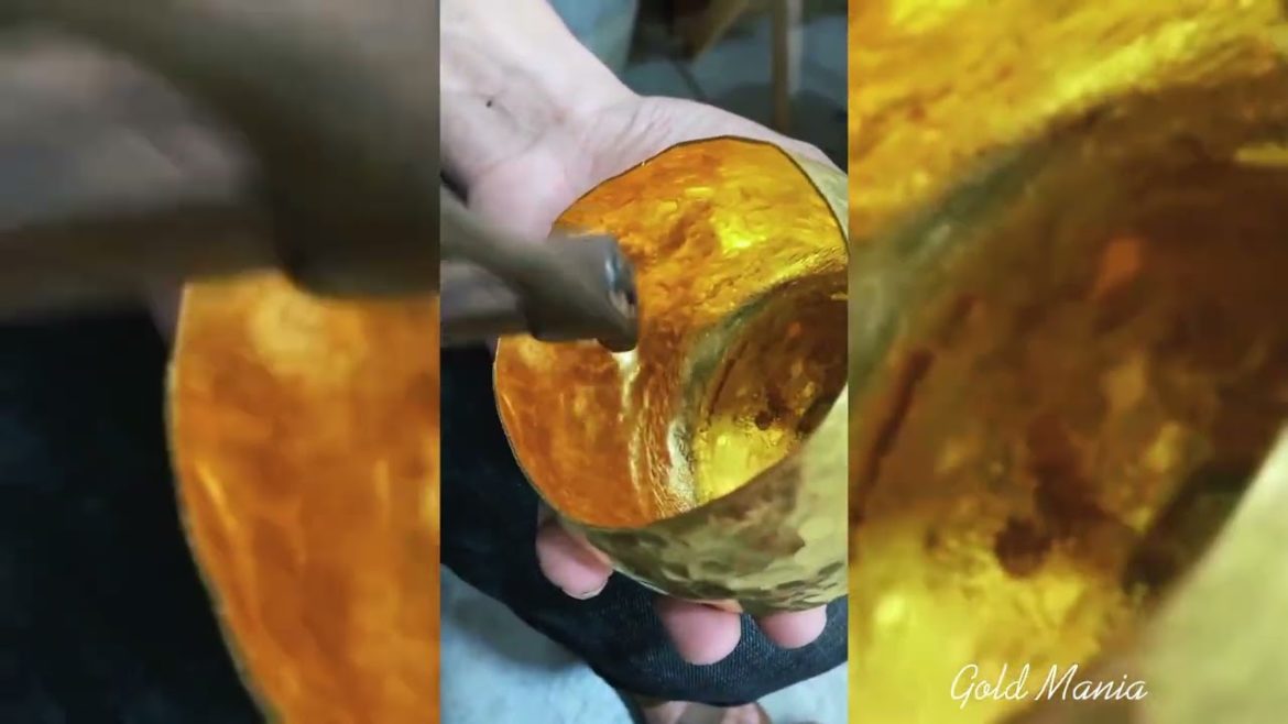 24k Golden Tea pot making | 24k | Gold | beautiful teapot 🫖 24k Golden Tea pot making | 24k | Gold | beautiful teapot 🫖