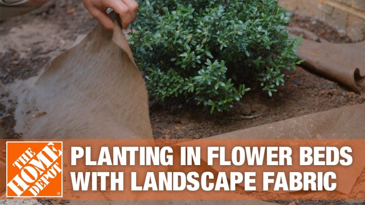 How to Install Landscape Fabric for a Flower Bed How to Install Landscape Fabric for a Flower Bed