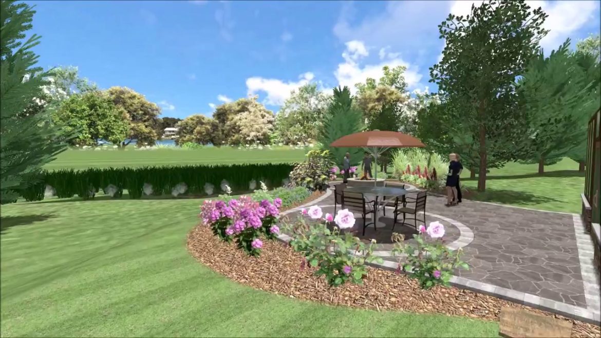 Backyard Patio & Fireplace | Landscape Design