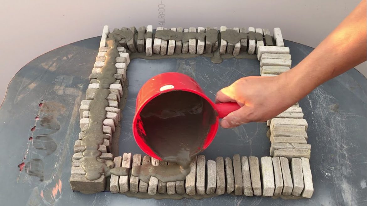 WOW - Amazing - Creative Garden Design - Glass and Cement - Building Aquarium