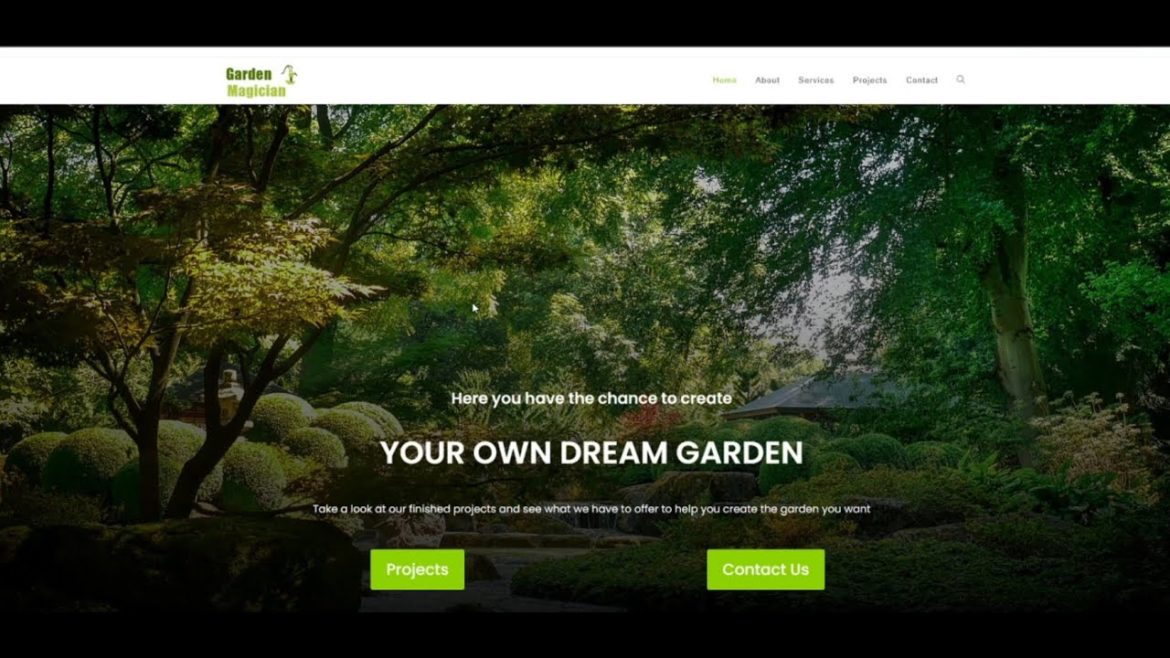 How To Make A Professional Wordpress Website For FREE in 2020 (Gardening Company)