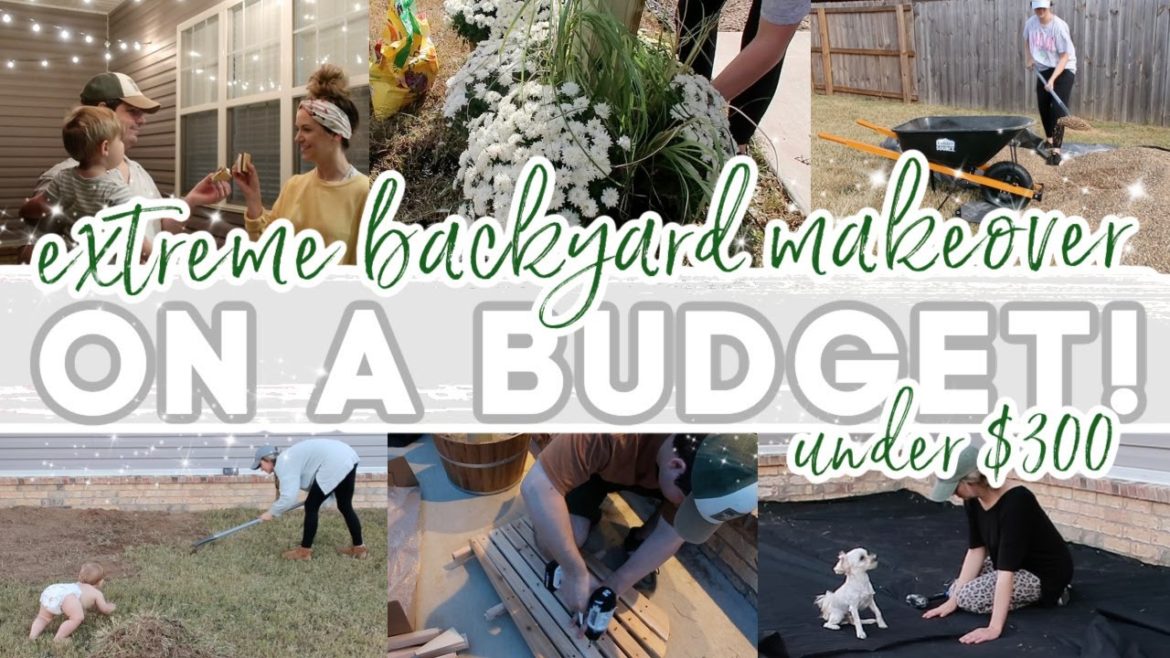 EXTREME BACKYARD MAKEOVER! | EASY AND UNDER $300! | BACKYARD TRANSFORMATION! | Lauren Yarbrough EXTREME BACKYARD MAKEOVER! | EASY AND UNDER $300! | BACKYARD TRANSFORMATION! | Lauren Yarbrough
