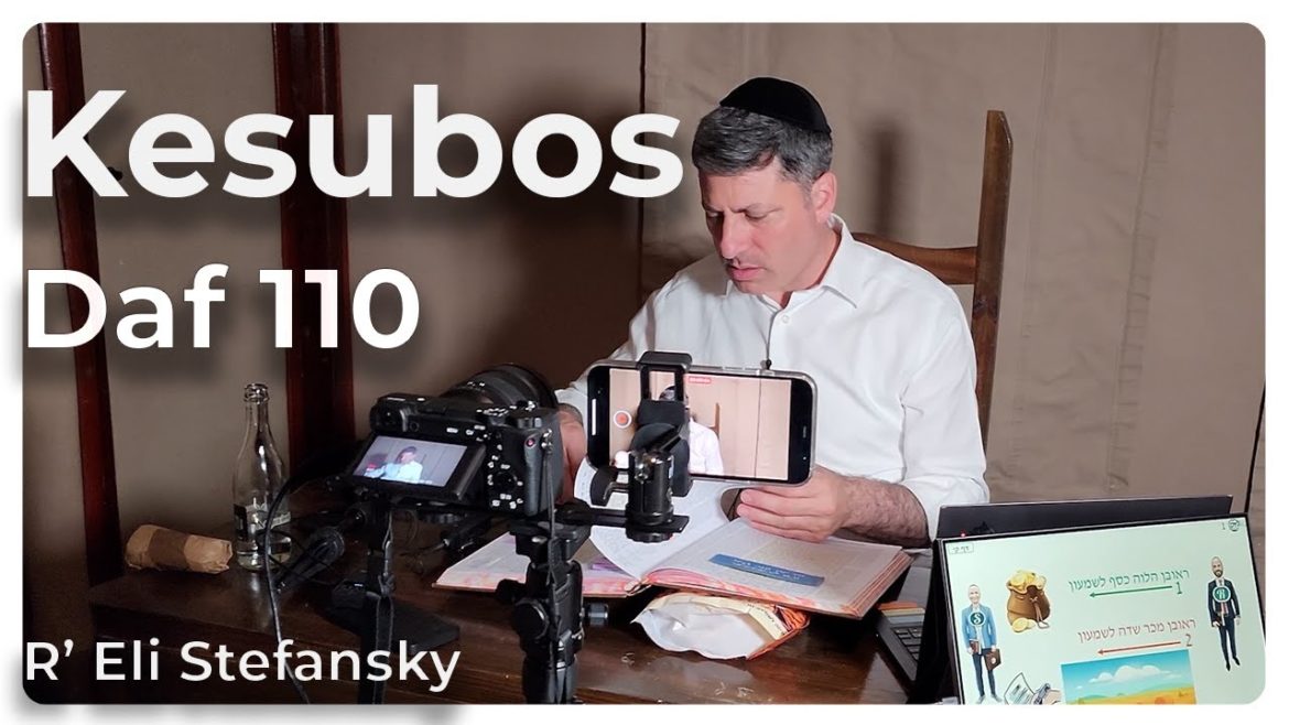Daf Yomi Kesubos Daf 110 by R’ Eli Stefansky