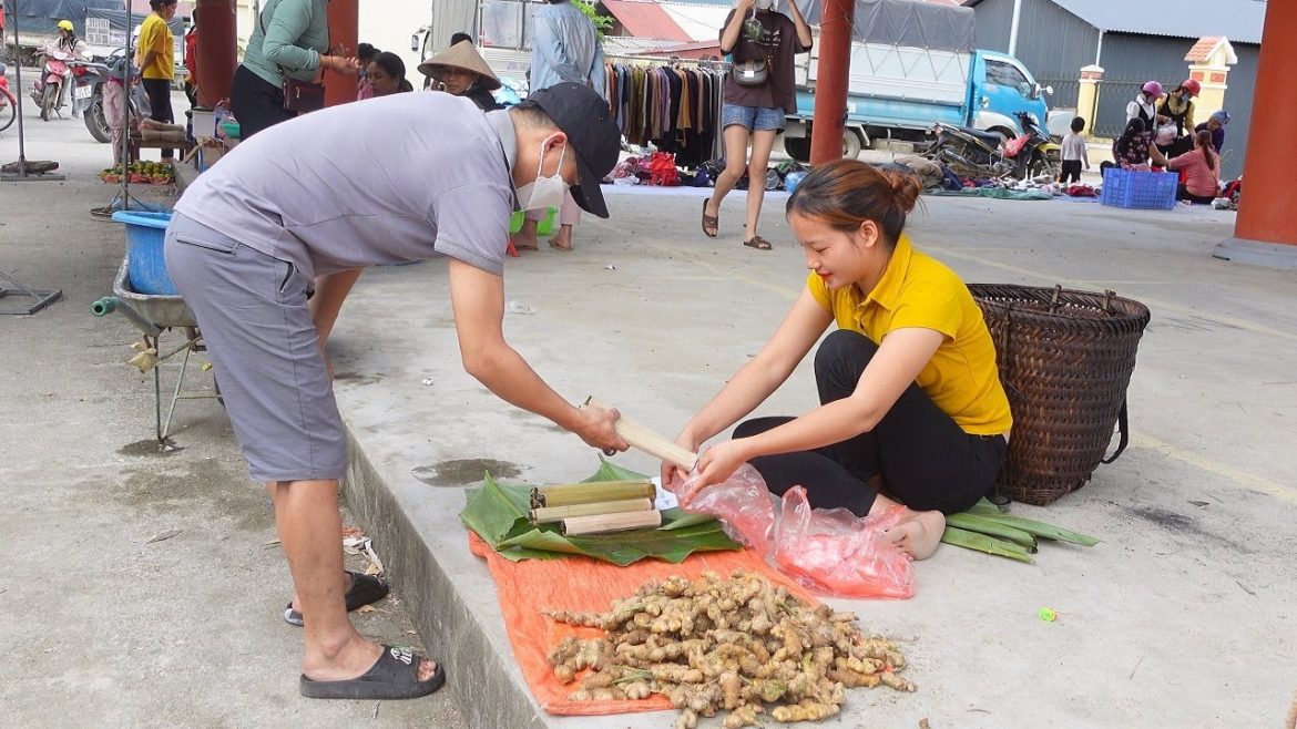 Hien made lam rice and brought it to the market to sell. Live with nature, My Daily Life Ep.101 Hien made lam rice and brought it to the market to sell. Live with nature, My Daily Life Ep.101